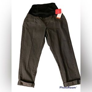 Black maternity jeans